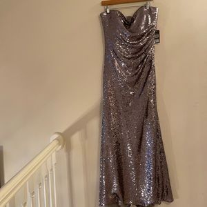 Prom sparkly maxi dress.